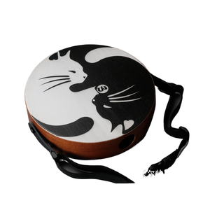 Mini tambor Cat Caronne, <span class=keywords><strong>Bongo</strong></span> Mer, viaje, caja de percusión, redondo pequeño portátil roscado a mano - Product Image 1