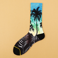 Chaussettes mi-mollet personnalisables par sublimation, vierges, élastiques, respirantes, en coton, pour transfert thermique, motifs DIY, chaussettes publicitaires