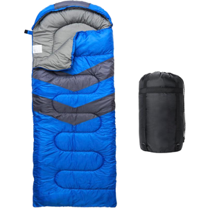 Saco <span class=keywords><strong>de</strong></span> <span class=keywords><strong>Dormir</strong></span> Tipo Sobre para Acampar al Aire Libre, Amplio, Grueso, con Capucha Ancha, Cálido, Resistente a la Humedad y a la Suciedad, para Senderismo y Jardín, <span class=keywords><strong>de</strong></span> Nailon, para Adultos - Product Image 1