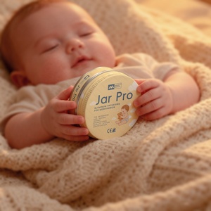 Recycled Materials Reusable Aluminum Tin Jar with Sieve Empty Container for Baby Powder Nourishing Skin Powder Storage - Product Image 4