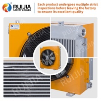 Enfriador de Aceite Hidráulico para Maquinaria de Construcción AH3818T-600L/min con Ventilador Industrial de Alta Potencia de 1862W/3000W