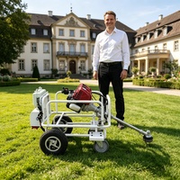 Débroussailleuse à roues télécommandée CE EPA Euro-V, à essence, pour la coupe de l'herbe en zone verte à usage intensif