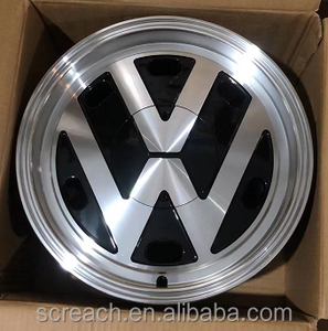 Cerchio in Lega di Alluminio Flow Formed 14-17 Pollici 5x100 <span class=keywords><strong>Nero</strong></span> Lucido Multirazza con 5 Anni di Garanzia per Golf MK4 e Beetle - Product Image 2