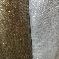 Designer 150 GSM Chaîne Texture Brillant Paillettes Maille 100% Polyester Paillettes Tissu pour Robes Vêtements Sacs Arcs Mariage
