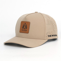 Casquette Snapback à logo brodé et patch en cuir personnalisé, modèle laser, très demandée
