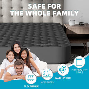 Protector de Colchón <span class=keywords><strong>Impermeable</strong></span> al por Mayor, Antideslizante, Antibacteriano, Lavable a Máquina, para Uso Doméstico y Hotelero - Product Image 6