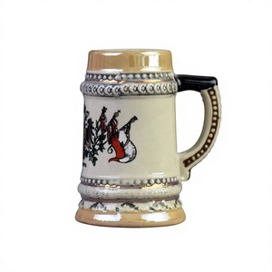 Jarra de <span class=keywords><strong>Cerveza</strong></span> de Porcelana con Escudo del Águila Austriaca de Dos Cabezas - Clásica, Lista para Sublimación, 50ml, Ecológica, Reutilizable, con Asa, para Fiestas - Product Image 5