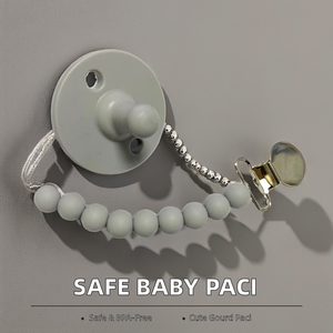 Fabricant Sucette orthodontique avec logo personnalisé pour nouveau-né 0-36 mois Sucette factice en silicone imprimée 0-12 mois - Product Image 4