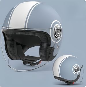 TOOP, nuevo <span class=keywords><strong>casco</strong></span> de motocicleta de media cara, certificación DOT, <span class=keywords><strong>casco</strong></span> de cara abierta, Motor, visera única, logotipo personalizado, <span class=keywords><strong>Casco</strong></span> Semi <span class=keywords><strong>Integral</strong></span> - Product Image 2