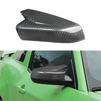 Accessoires extérieurs de voiture ES couverture de rétroviseur accessoires en Fiber de carbone pour Ford Mustang 2010-2014