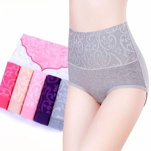 <span class=keywords><strong>M</strong></span>-3XL Dames Katoenen Ondergoed Hoge Taille Ademend En Comfortabel Zacht Katoenen Slipje Dames Slips - Product Image 1
