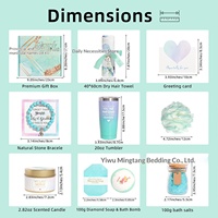 Nouveau design moderne et minimaliste, coffret cadeau pour le bain, bougie aromathérapeutique à la cire de soja, cadeau pour la fête des mères, cadeau d'anniversaire, premium et abordable