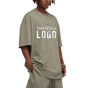 T-shirt pour homme, tendance, ample, demi-manches, sport, gym, personnalisé, graphique, délavé à l'acide, vintage, surdimensionné - Product Image 6