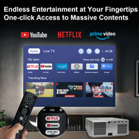 Projecteur Dolby ARC 1800CVIA 4k Full HD, projecteur Proyector 4k Wifi Smart TV, projecteur vidéo natif 1080p, projecteurs de jeux vidéo 4k