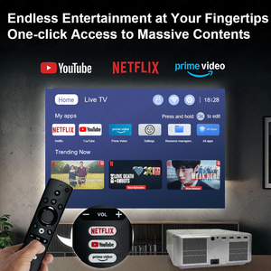 Proyector Dolby ARC 1800CVIA 4k Full HD, Proyector 4k Wifi Smart <span class=keywords><strong>TV</strong></span>, Proyector de Videojuegos Nativo de 1080p 4k - Product Image 6