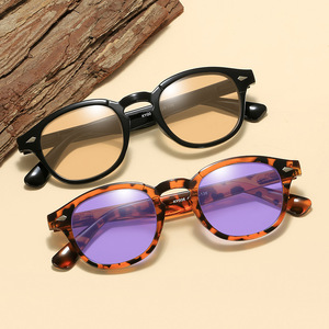 Lunettes de soleil vintage transfrontalières anti-lumière bleue UV400, monture complète unisexe, multi-usages pour activités de plein air, ne blessent pas les yeux - Product Image 1