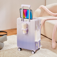 Nouvelle arrivée Aero Travel abs + pc Vintage Style chinois rose bon bagage à main étui de voyage valise bagage sac de voyage