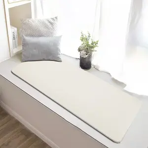 纯色凸窗机制作簇绒普通地毯地垫