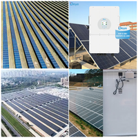 Kit solaire Deye 10KW-12KW, onduleur solaire hybride avec batterie, MPPT, panneaux solaires Trina, protection pour système de stockage d'énergie domestique, système photovoltaïque
