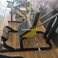 Machine à Squat Hack et Presse à Jambes à Charge Libre Professionnelle, Cadre en Acier Robuste, Structure de Sécurité Réglable, Capacité 1,6T pour