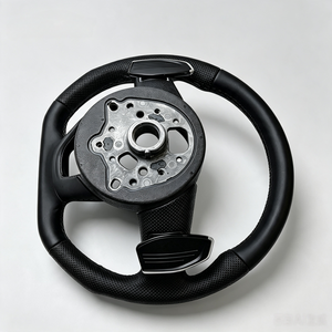 Volant en cuir Nappa et fibre de carbone personnalisé pour Audi A6, A3, RS6, A7, Q7, S7, A4, A8, S8, RS <span class=keywords><strong>Sportback</strong></span>, S-Line (2018-2025) - En stock - Product Image 3