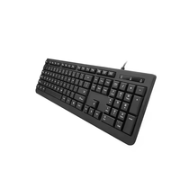 K-109P de clavier d'ordinateur standard filaire USB prend en charge l'anglais coréen royaume-uni russie français arabe espagnol