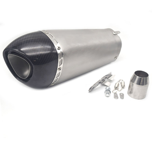 Tubo de Escape para Motocicleta Alpha, Fibra de Carbono, <span class=keywords><strong>ATV</strong></span>, Pit Dirt, 300cc, 600cc, <span class=keywords><strong>1000cc</strong></span>, Moto Deportiva, DB Killer Universal - Product Image 6
