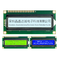 Módulo LCD JXDC STN 1602A, Pantalla de 16x2 Caracteres, 3.3V/5V, Interfaz Paralela I2C, Retroiluminación, Pantalla LCM Industrial, Compatible con Pedidos al por Mayor OEM
