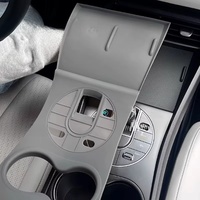 Pour BYD SEAL 5 DM-i 2025 2026 : Tapis en silicone tout-en-un pour bouton de commande central, accessoires antidérapants pour gobelet de remplissage d'eau sans fil