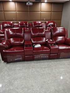 Ensemble de canapés en tissu microfibre <span class=keywords><strong>moderne</strong></span>, meubles de luxe, fauteuils inclinables <span class=keywords><strong>électrique</strong></span>s, salon, fauteuils inclinables <span class=keywords><strong>électrique</strong></span>s avec chargeur sans fil - Product Image 2