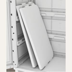 Armoire de rangement <span class=keywords><strong>en</strong></span> <span class=keywords><strong>plastique</strong></span> <span class=keywords><strong>à</strong></span> 3 niveaux pour vêtements d'enfants et bébés, avec tiroirs, design suspendu, pour chambre et salon - Product Image 4