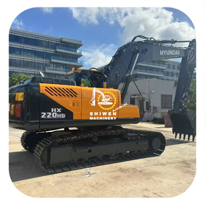 Second-hand Hyundai HX220HD Excavator 6BTAA-5.9 Engine 22-ton Medium Digger For Farming & Construction HX210 HX230 - Product Image 1