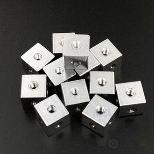 MALAXY alluminio sei lati connettore blocco di fissaggio quadrato M3 M4 M5 M6 alluminio cubo connettore staffa dado triangolo - Product Image 1
