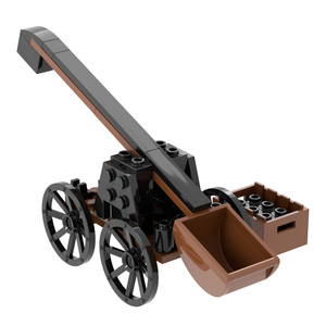 MOC5029 Militaires Guerres Médiévales Trebuchet Casernes Soldats Briques DIY Compatibles Jouets de Construction Éducatifs pour Enfants - Product Image 5