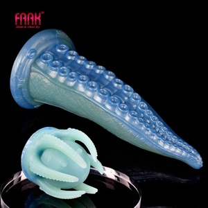 Faak New Ideas Sex Toy Octopus Shrinking Ball Tentacles <b>Dildo</b> Curved <b>Dildos</b> Women G-spot Stimulate Sex Toys - Product Image 1