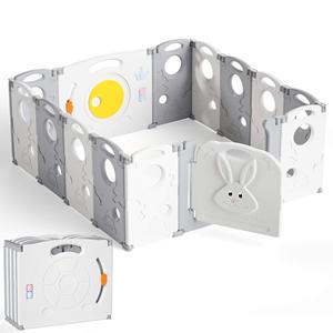 ABST Hot Sales Children Security Gate Baby Fences Kids Play <strong>House</strong> Large Playpen for Babies - Product Image 1