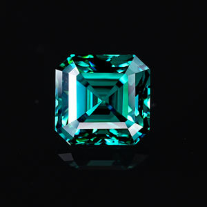 Sicgem 6 מ "מ לחתוך ירוק כהה אמרלד vvvvs moissanite אבן חן רופף 1 קראט עם קוטר של 7 מ" מ - Product Image 1