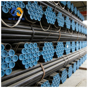 Tubería de Acero Laminada en Frío Personalizada en Oferta, Tubo Soldado St52 Cuadrado/Redondo, Tubería de Acero Negra Galvanizada para Construcción - Product Image 1