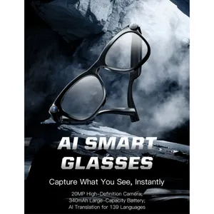 Gafas Inteligentes con IA OEM-OMNI-IN, Captura Instantánea, Cámara de Alta Definición de 20MP, Traducción por IA en 139 <span class=keywords><strong>Idiomas</strong></span>, WiFi - Product Image 2