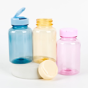 Botella Redonda Recta de Plástico PET de Alta Calidad, Colorida, con Tapas Abatibles, 150 ml, Nueva Llegada 2026, Azul, Rojo, Verde, Rosa, Naranja, Amarillo - Product Image 6