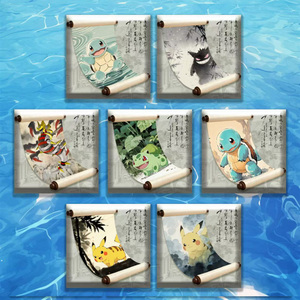 Nouveauté en gros : Sous-verres en céramique, boîte mystère artisanale, cartes à collectionner Pokémon, cadeaux de fête, boîte surprise, avec motifs <span class=keywords><strong>Pikachu</strong></span> fan art - Product Image 6