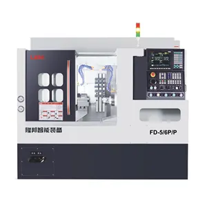 Đôi-trục chính điện tháp pháo quay và phay hợp chất CNC Lathe với y-trục, CNC máy công cụ Nhà sản xuất, chuyển trung tâm