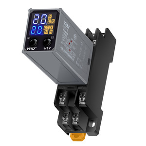 รีเลย์ตั้งเวลา Yuanhuang H3Y-2 220V จอแสดงผลดิจิตอลขนาดเล็ก พร้อมฟังก์ชั่นหน่วงเวลาแบบวนซ้ำ สำหรับควบคุมระบบไฟฟ้า - Product Image 2