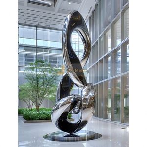 ANW1078 Custom Size Stainless Steel Art Deco <b>Decorative</b> Art Sculpture for Hotels Plazas and Public <b>Spaces</b> - Product Image 2