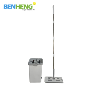 BENHENG Hochwertiger Mikrofaser-Schwamm-Mopp Bestseller Mopp und Eimer Set TPE-Borstenbürste für Tiefenreinigung Leicht zu Trocknen und zu Waschen - Product Image 3
