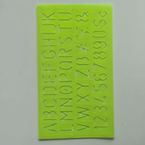 4 Pieces Letter <strong>Stencil</strong> Alphabet <strong>Stencils</strong> - Product Image 4