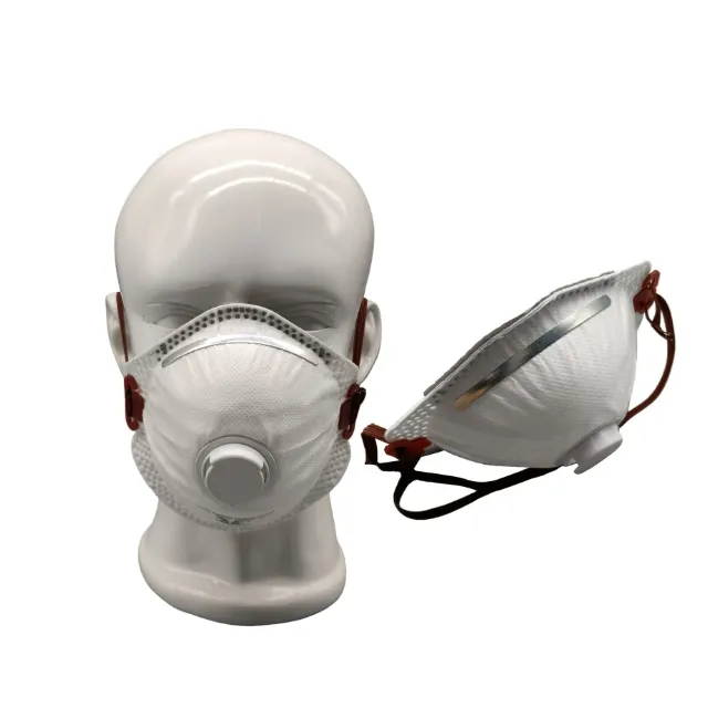 New designed Customized Logo White NIOSH N95 face mask N95 dust mask with valve