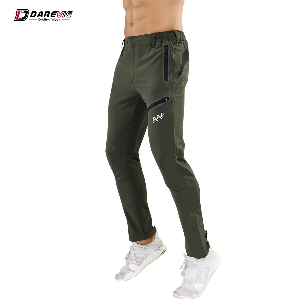 Darevie pantaloni MTB di alta qualità pantaloni da ciclismo leggeri traspiranti Downhill MTB pantaloni da Mountain Bike abbigliamento sportivo da uomo S-4XL