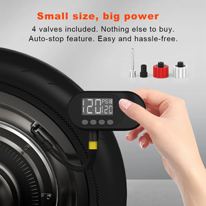 Mini Electric Tire Inflator 80-130PSI Digital Gauge Portable Bike Air Pump - Product Image 3