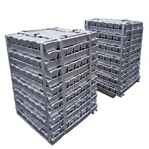 Lingots d'aluminium 6063 de haute pureté, purs et propres, provenant de France, pour extrusion et fusion, légères, raffinées, teneur en Al 99,9%, qualité de fusion. - Product Image 1